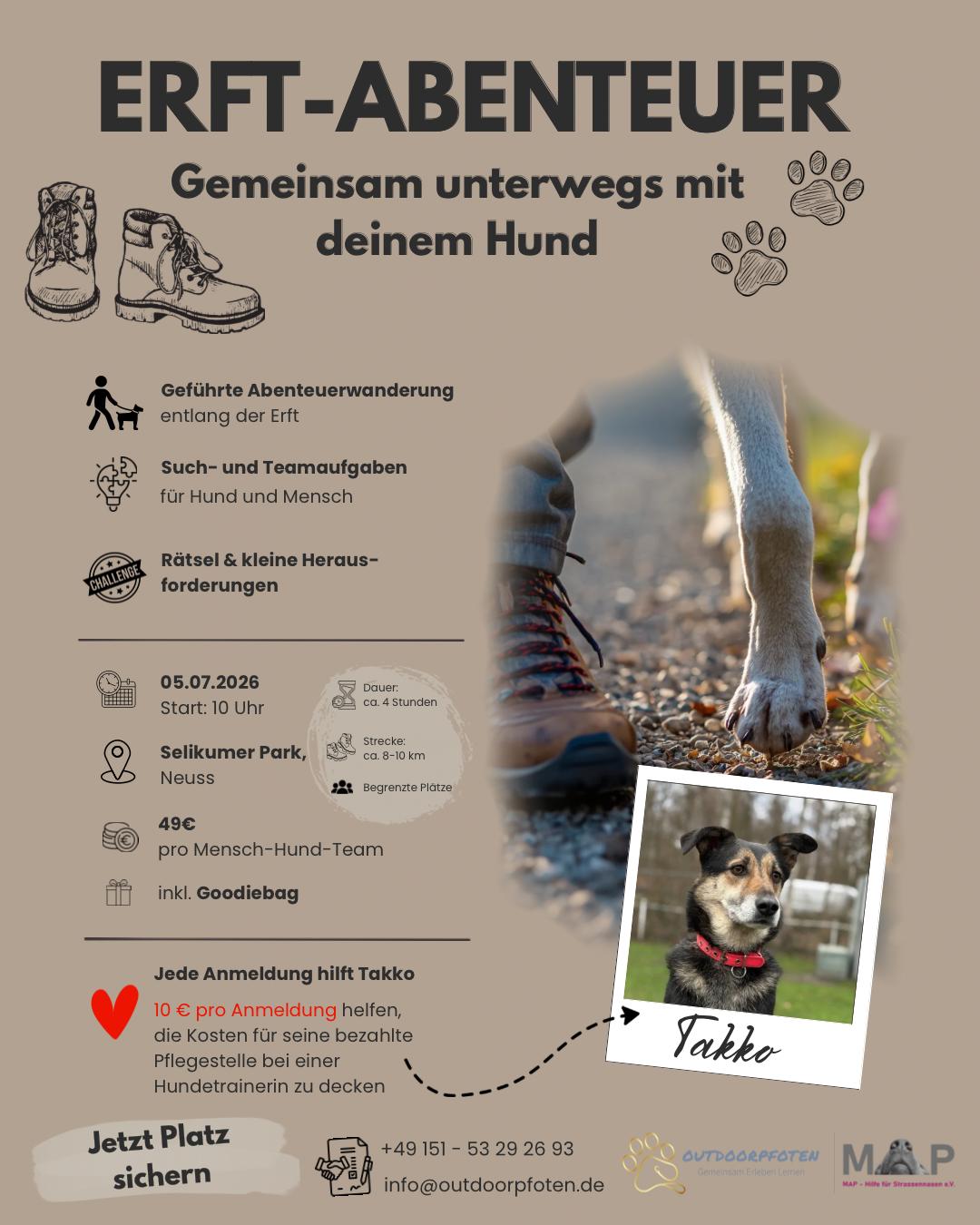 Erft Abenteuer mit Hund